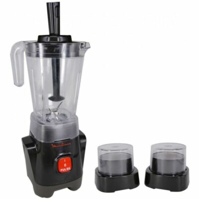 BLENDER MOULINEX 400W 1.5L NOIR+2ACC LM2428EG